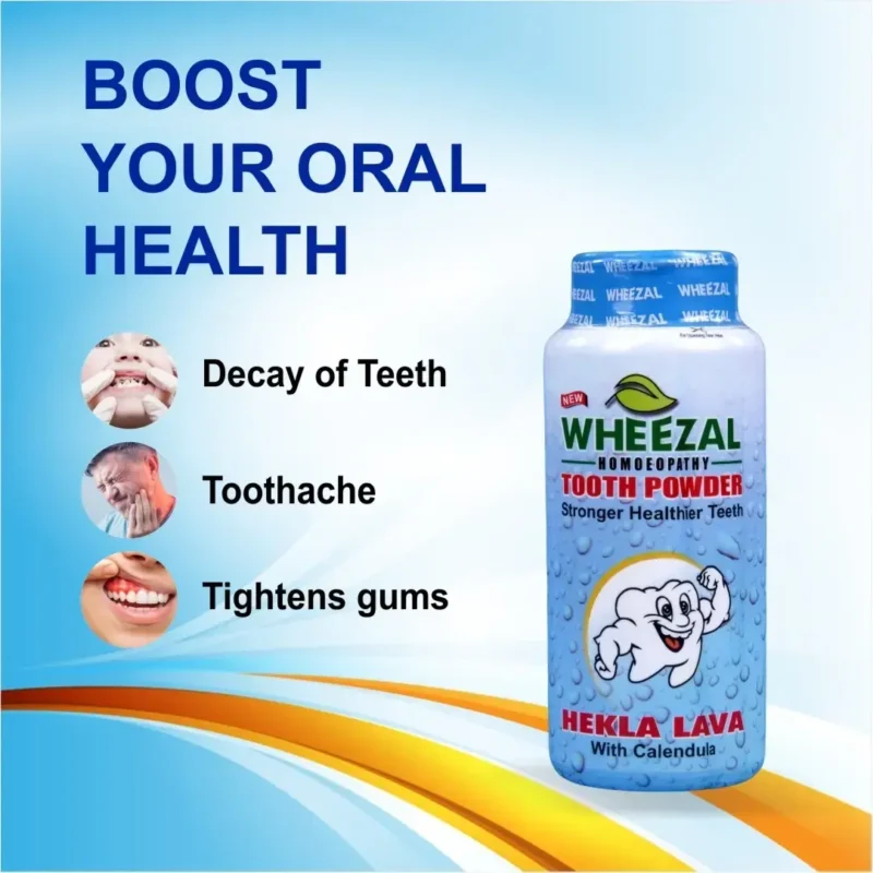 Wheezal Hekla Lava Tooth Powder