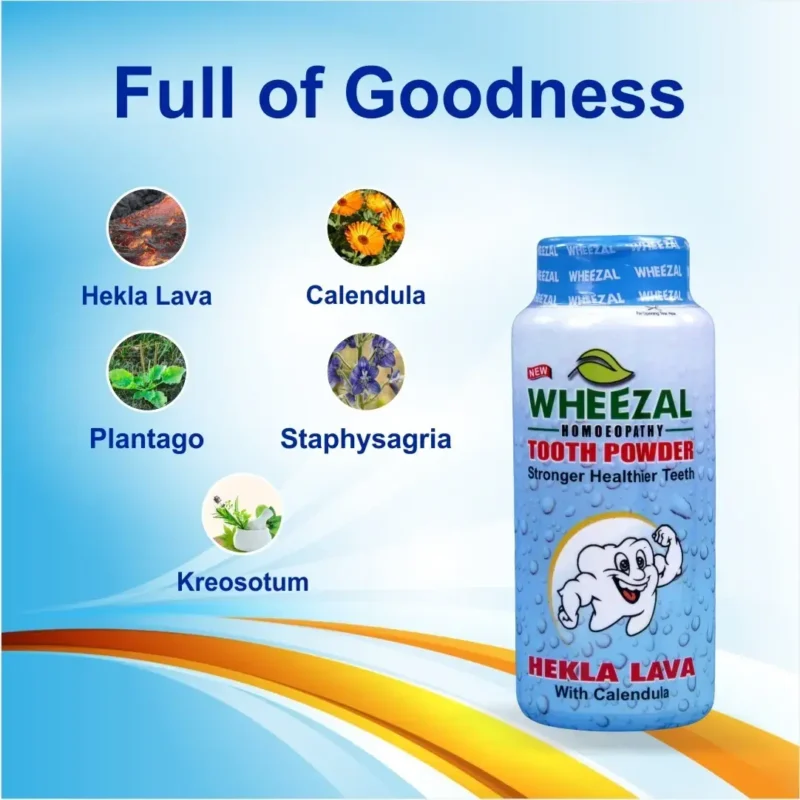 Wheezal Hekla Lava Tooth Powder
